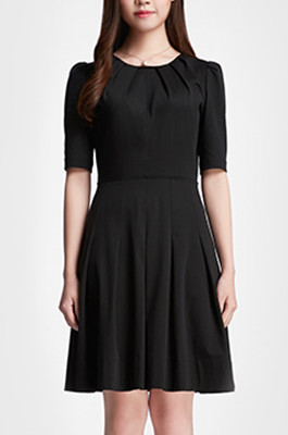 狐狸毛领中长真皮皮衣